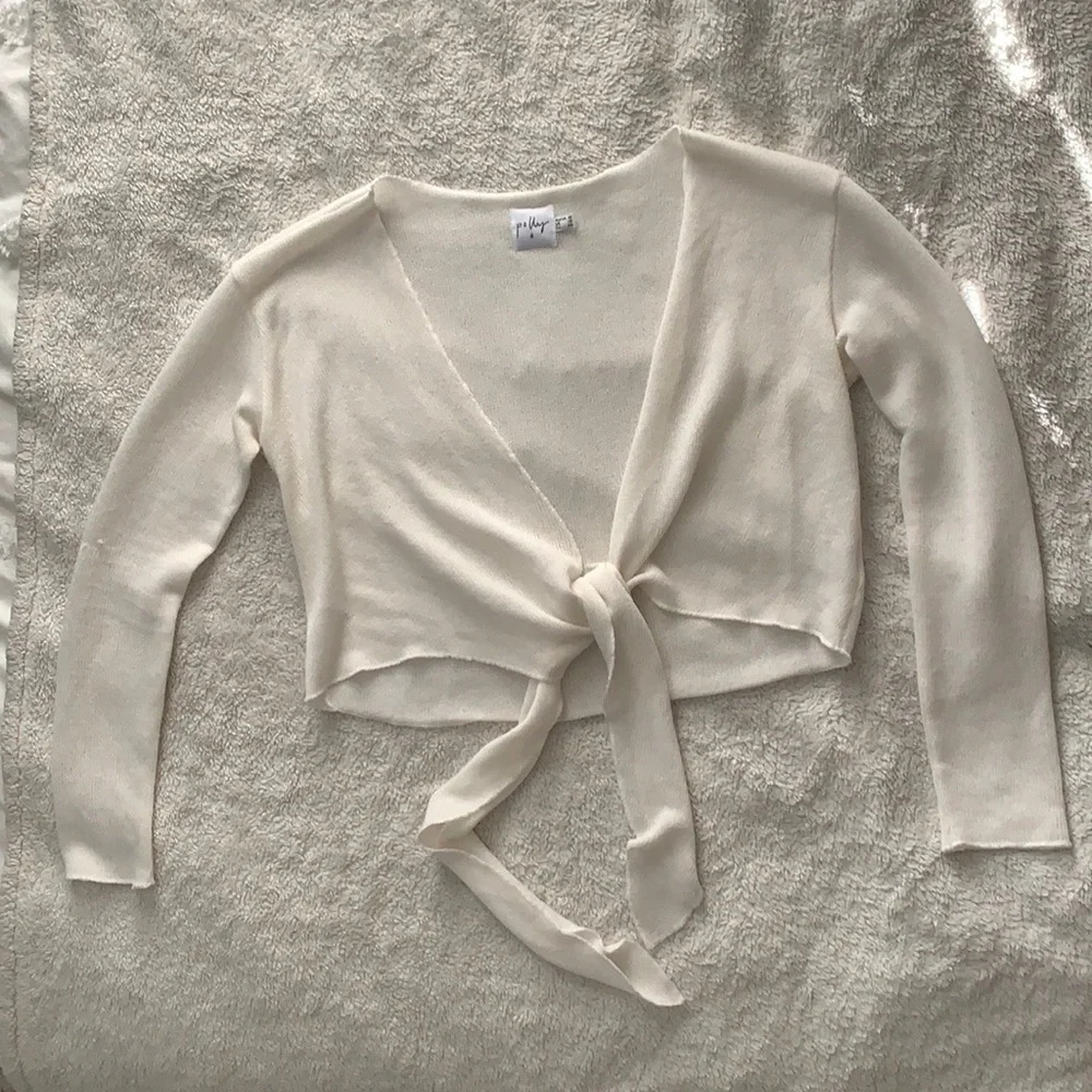 🌸Princess Polly | Nautia Tie Front Top - Picture 4 of 8